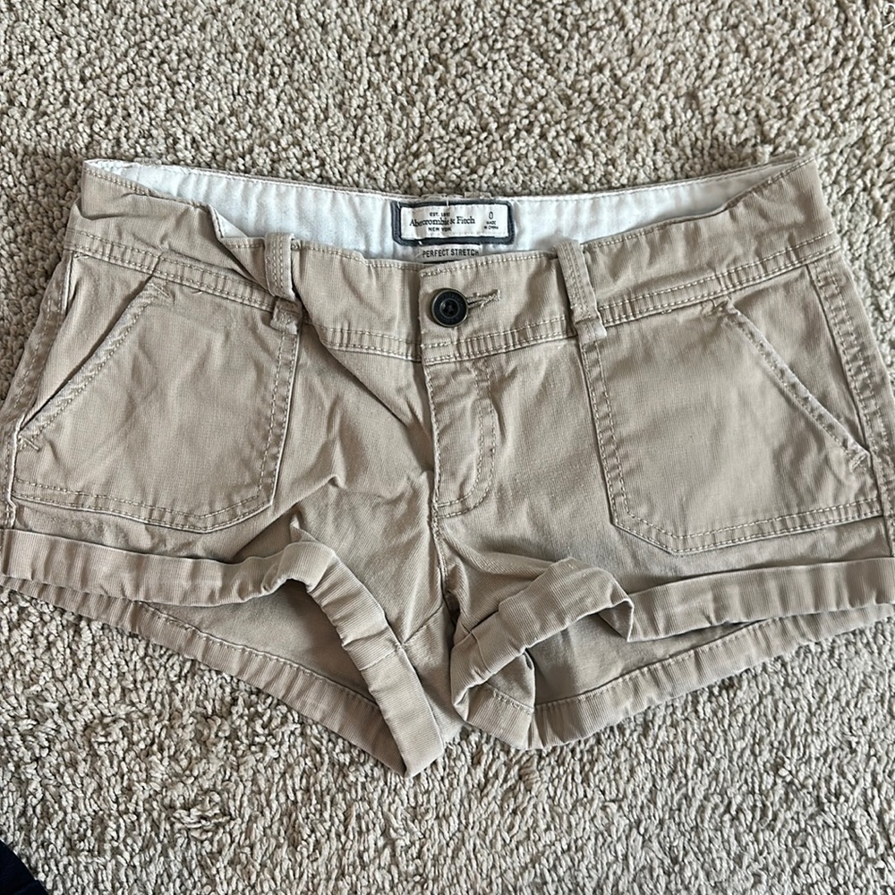 Abercombie perfect stretch size 0 shorts